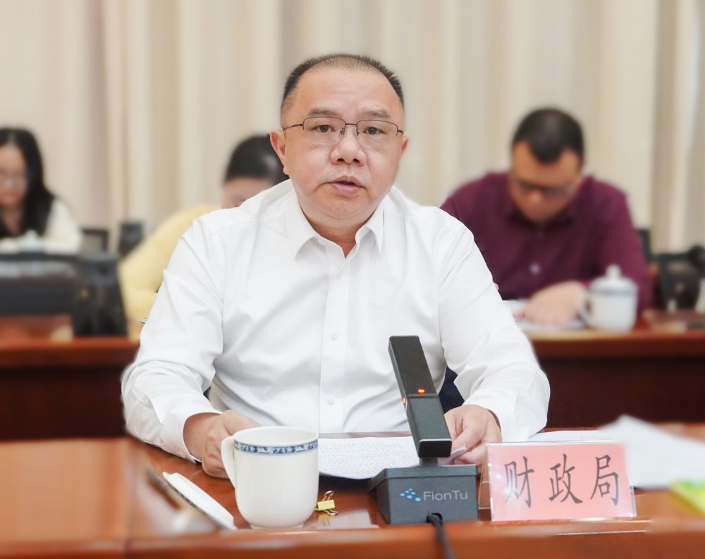 市财政局局长郑洪钦回答询问